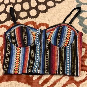 Drug rug corset top